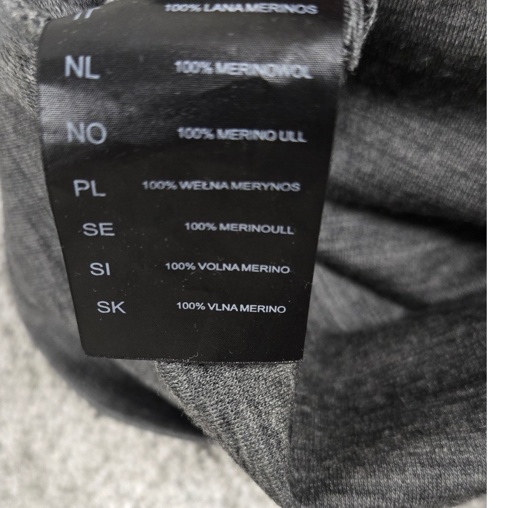Kuhl Revel 1/4 Zip Sweater 100% Merino Wool Thumbholes Pullover Gray Men's M EUC - Picture 5 of 13
